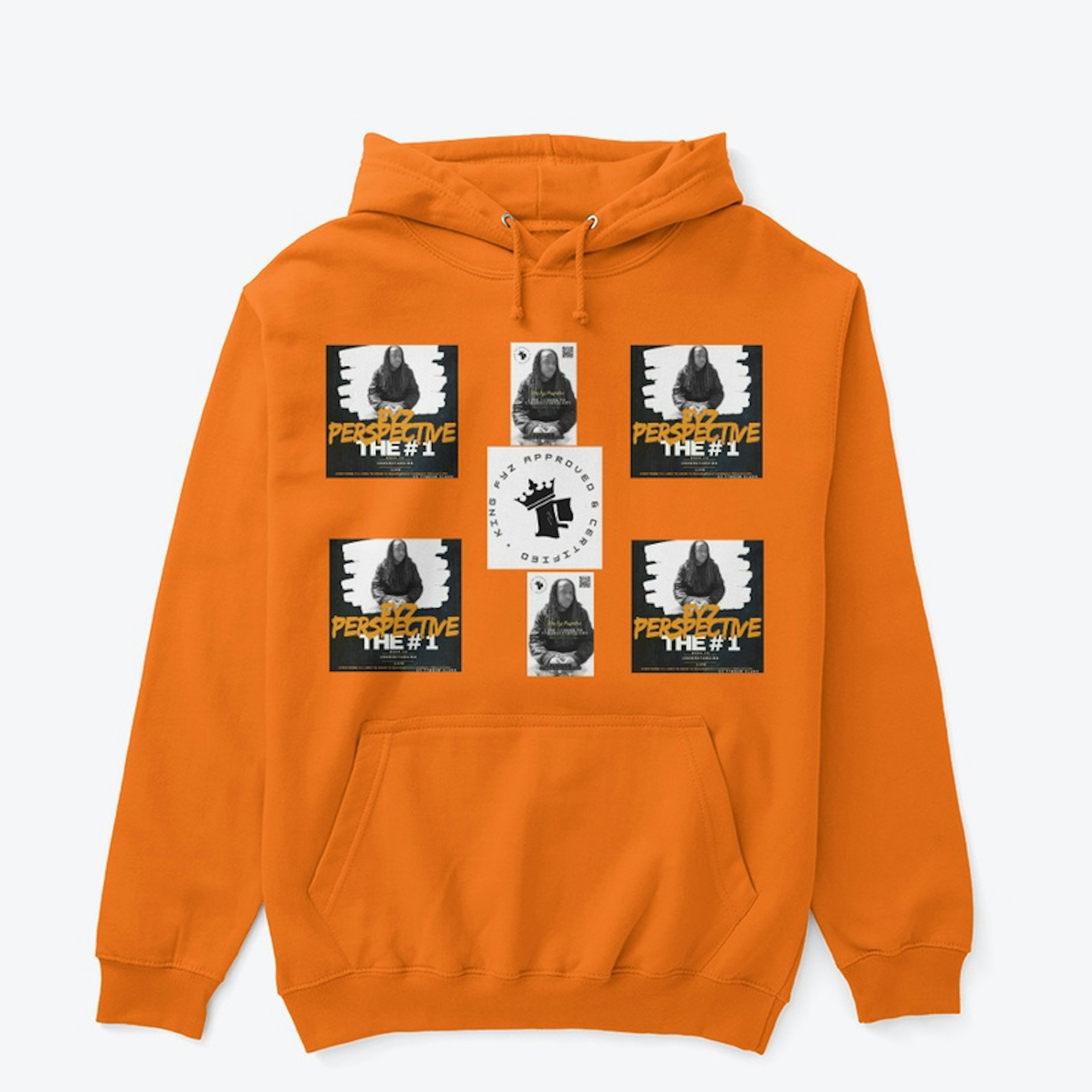King Fyz Perspective Collage hoodie